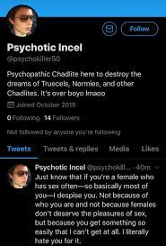 Chadlite streams live on twitch! Xpel Incels On Twitter An Incel Account Dedicated To A Murderer And Hating Women Show Us Your Biggest Shocked Face Expelincels
