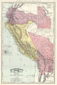 El 13 entro a bolivia. Map Of Bolivia Ecuador And Peru Geographicus Rare Antique Maps