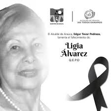Partió a la eternidad la maestra Ligia Álvarez Aponte