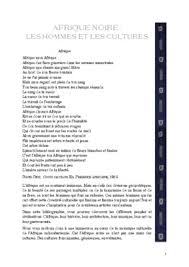 Afrique Mon Afrique David Diop Pdf Notice Manuel D Utilisation