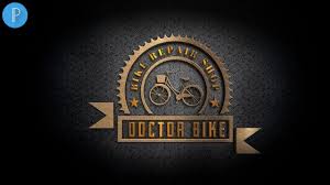 3d glass logo mockup free download pixellab android. Doctor Bike Logo Design On Pixellab Vandy Desigm Bike Logos Design Bike Logo Logo Design