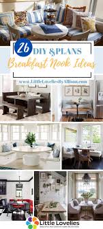 26 diy breakfast nook ideas & plans