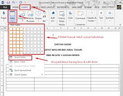 Jual buku tabungan sekolah isi 12 halaman di lapak kingdom stationery bukalapak. Cara Membuat Buku Absen Di Microsoft Word Dengan Mudah