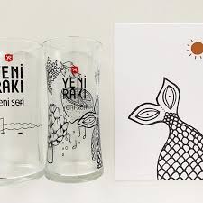 Bu Seferki Boyama Workshopini Kagida Degil Raki Bardagina Yaptim Bu Haftasonu Bozcaada Da Yemekten Keyif Alan Guzel Insanlarla Renkler Illustration Gurme