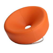 jon round lounge chair round chair orange accent chair leather lounge chair