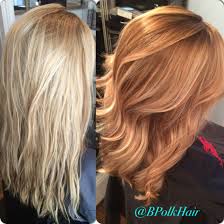Each while a certain person fulfills this kind of a unique, the first factor that comes in intellect is what unusual hairdo they retain? Before After From Blonde To Rich Copper Balayage Dyed Red Hair Strawberry Blonde Hair Color Hair Styles