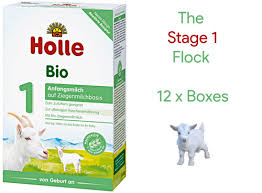 12 Boxes Of Holle Goat Stage 1 Organic Bio Infant Milk Formula 400g The Stage 1 Flock Holle Baby Food Recipes Organic Baby Food