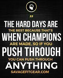 Keep Pushing Through These Hard Times We Will Emerge As Champions Staysafe Tech Company Logos Hard Days Company Logo