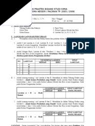 Download rpp kimia farmasi kelas 11 dan 12. Ujian Praktek Bidang Studi Kimia