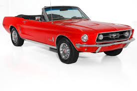1968 Ford Mustang Candy Apple Red New Black Int