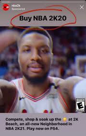Here add a full tutorial about redeeming a code of nba 2k mobile game. They Really Advertised The Wrong Game On The Instagram Adds Bro Nba2k