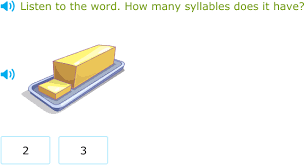 Ixl How Many Syllables Does The Word Have Kindergarten Language Arts