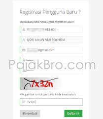 Setelah itu akan muncul halaman baru mengenai verifikasi pendaftaran Sse1 Sse2 Sse3 Cara Daftar Sse Pajak 2021