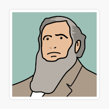 Brigham Young • Illustrated Mormons • Mormon Pop Art Art Board Print