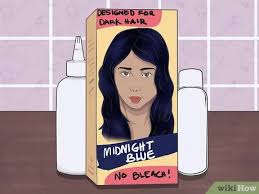 5 ways to dye dark hair a bright color—without bleach. How To Dye Dark Hair Blue Without Bleach 11 Steps With Pictures