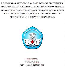 Gambar terkait dengan contoh pkp ut. Contoh Laporan Pkp Bahasa Indonesia Kelas 2 Sd Kumpulan Contoh Laporan