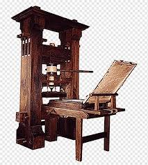 But neither printing nor movable type was actually invented by johannes gutenberg, nor did he print the first book. Gutenberg Museum Gutenberg Bible Johannes Gutenberg Inventor Of The Printing Press Invention Imprenta Furniture Wood Germany Png Pngwing