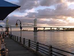 The Cape Fear Memorial Bridge In Wilmington Nc Is A Mile From Our House The View From The Pilot House Restaurant House Restaurant Cape Fear Travel