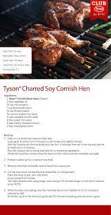 Try This Delicious Recipe For Tyson Charred Soy Cornish Hen Available At Your Local Costco Cooking Recipes Recipes Cooking