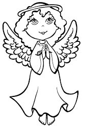 Dress them in blue, pink, yellow or whatever color you want. Free Printable Angel Coloring Pages For Kids