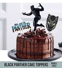 Black panther themed cake black panther themed cake. Printable Black Panther Cake Toppers Double Sided 3 Toppers 3 Inches Instant Download Cake Panthers Cake Easy Cake