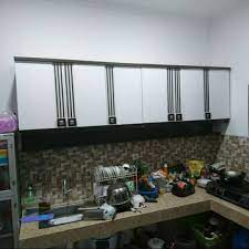 Sebenarnya, kitchen set adalah lemari yang ditempatkan di area dapur. Kitchen Set Atas 6 Pintu Lemari Gantung Rak Gantung Dapur 05 Shopee Indonesia