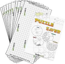 Masterpieces puzzle glue sheets are an easy way to preserve your hard work. Jigsaw Puzzles 10 Sheets Lavievert Puzzle Saver Peel Stick Adhesive Paper Jigsaw Puzzle Glue Best Way To Preserve Your Finished Puzzle Toys Games Geoterm Si
