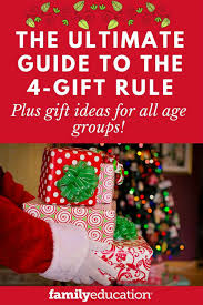 Toys are a wonderful way to bulk out your christmas presents for kids. The 4 Gift Rule Guide For Parents Familyeducation