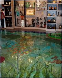 Love This Painted Concrete Floor Art Concrete Floors Painted Concrete Floors Flooring