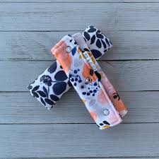 Floral Organic Car Seat Strap Cover Car Seat Accessories Baby Etsy Car Seat Strap Covers Baby Girl Car Seats Car Seat Accessories Baby
