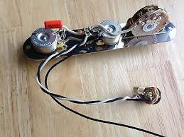 One of the great things about the telecaster is the fact that there are so many cool alternate wiring schemes you can use. Telecaster Wiring Harness Fender Cts Pots Oak Switch Orange Drop Treble Bleed 36 00 Picclick