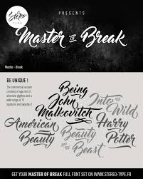 Madelican font is a stylish calligraphy font that features a varying baseline, smooth line, modern and wit. Master Of Break Font Befonts Com