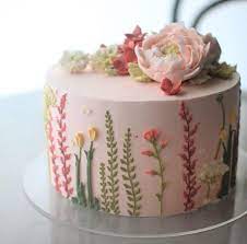 Pin By Amber Louise On Torty Homemade Cakes Floral Cake Cupcake Cakes
