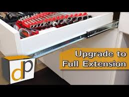 I Have Been Looking Online And It Does Not Seem That There Is Anyone Who Has Added Different Full Extension Drawer Slides To The Drawer Slides Drawers Upgrade