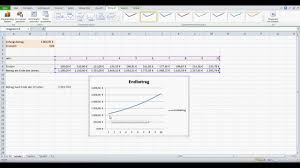 Wachstumsreihe In Excel Darstellen Wachstumskurve Zeichnen Youtube