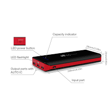 A wide variety of ec technology powerbank options are available to you, such as double usb, single. 16000 Mah Power Bank Ec Technology Portable Charger External Battery Pack With Auto Ic High Capacity With 3 Usb Outports Black And Red Charge With Power