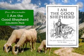 Jesus is a good shepherd colouring page royalty free cliparts. I Am The Good Shepherd Coloring Page Flanders Family Homelife