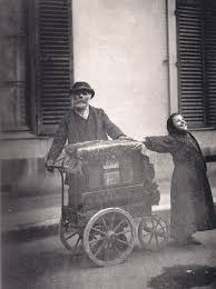 Organ Player And Singing Girl 1898 Eugene Atget Street Musician Old Photography