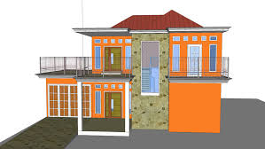 5 desain rumah sederhana modern yang menarik fimell via. Rumah Modern Minimalis 2 Lantai 3d Warehouse
