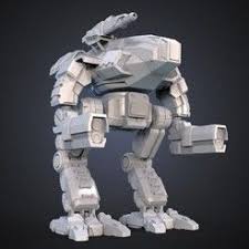 Fanart Battletech Marauder 3d Model Assembly Kit Fan Art 3d Model 3d Printing