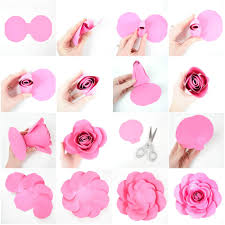 Folding panel fans and paddle fans in a variety of shapes, including hearts and bracket are available. Free Large Paper Rose Template Diy Camellia Rose Tutorial