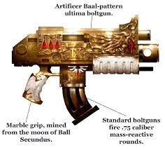 Inches centimeters millimeters feet meters yards miles nanometers kilometers micrometers. Bolter Warhammer 40k Wiki Fandom