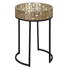 Mercer41 Adeline Tray Table Gold Accent Table Table Tray Styling