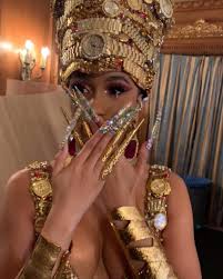 Cardi B S Music Video Nails Are So Hot You Ll Need Sunglasses To Look At Them Cardi B Nails Cardi B Pics Cardi B Music