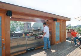 Indoor atmospheres face outward with in&out furnishings and solutions for outdoor kitchens capable of blending in with the spaces that welcomes. Great Outdoor Kitchens Fine Homebuilding