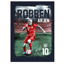 Arjen robben is back in full training and could make his comeback against borussia dortmund on. Poster Arjen Robben Official Fc Bayern Munich Store