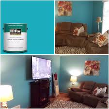 Behr Placid Sea Love It In The Tv Room Interior Paint Behr Interior