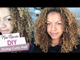 I have brown hair & i want to add some blonde highlights.but some says it will ruin your curly :( what should i do? How To Dye Curly Hair At Home Blonde Balayage Highlights On Naturally Curly Hair Nia Renee Youtube