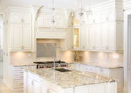 Comfortable Cc Antiqueglaze Delicatus White Granite Listed In Black And White Kitchen Ideas Kitchen Cabinets And Granite Antique White Kitchen Beige Kitchen