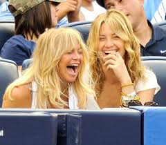 Goldie hawn is anything but timid! Kate Hudson And Goldie Hawn Then Now Goldie Hawn Celebrity Moms Kate Hudson